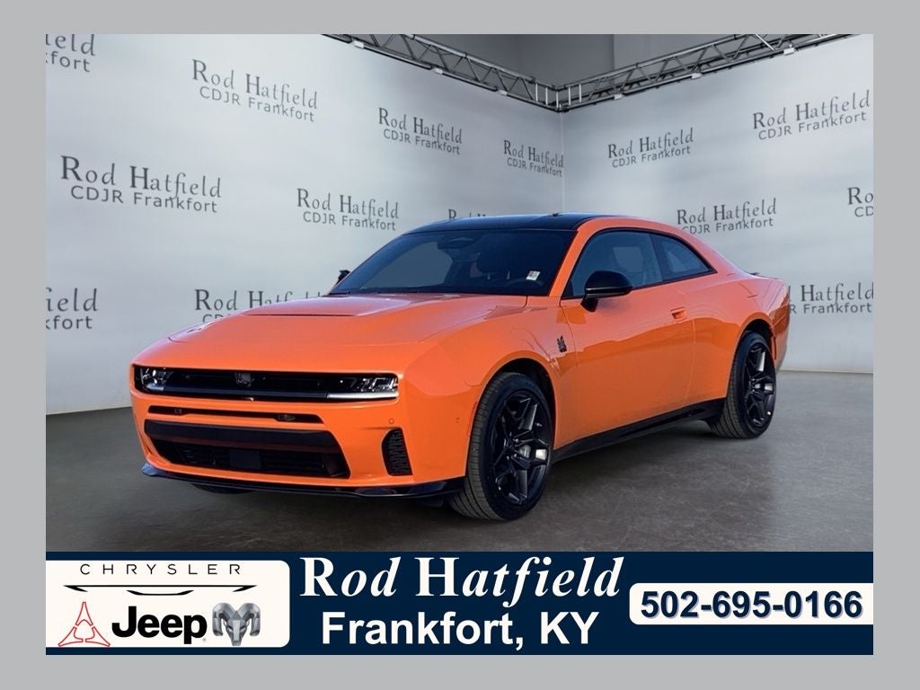 2026 Dodge Charger CHARGER SCAT PACK 2-DOOR AWD in Peel Out Exterior Paint — front three-quarter view