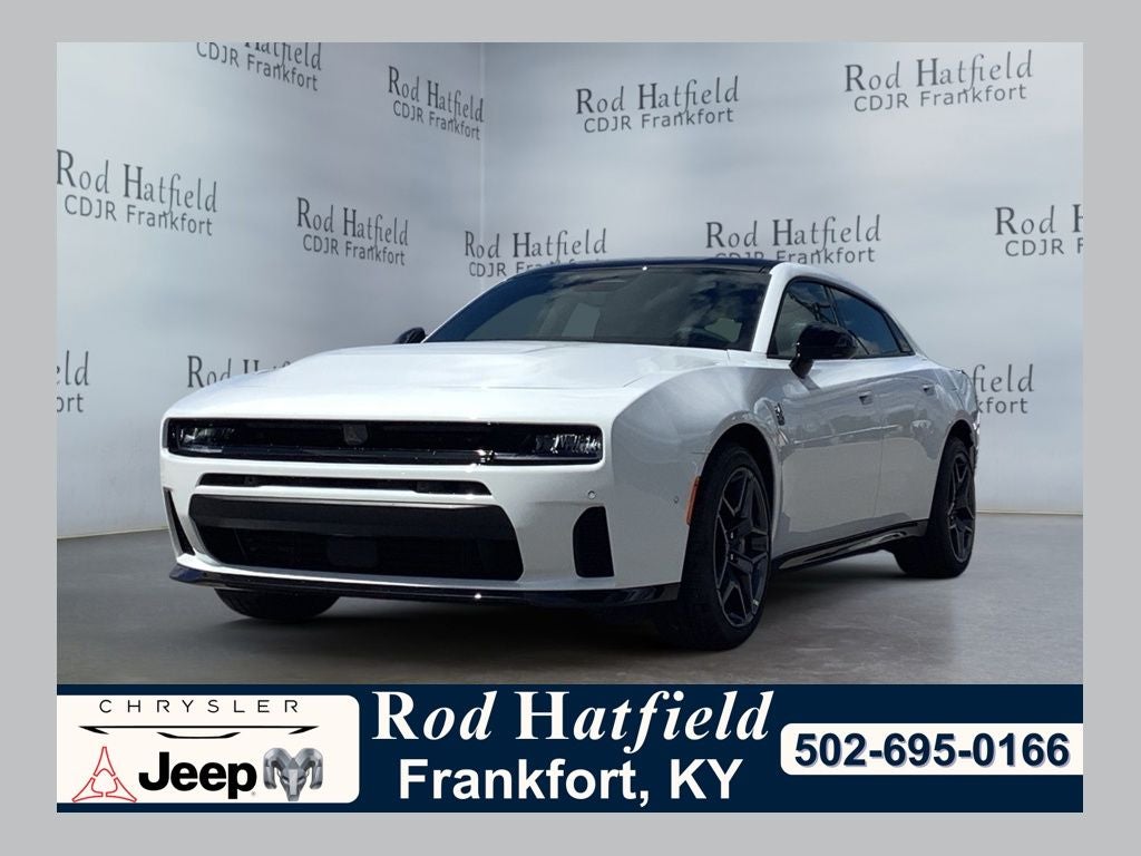 2026 Dodge Charger CHARGER SCAT PACK 4-DOOR AWD in White Knuckle Exterior Paint — front three-quarter view