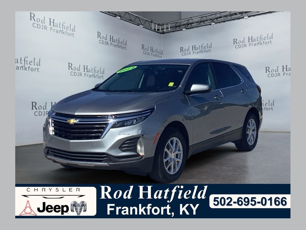 2024 Chevrolet Equinox FWD LT in Sterling Gray Metallic — front three-quarter view